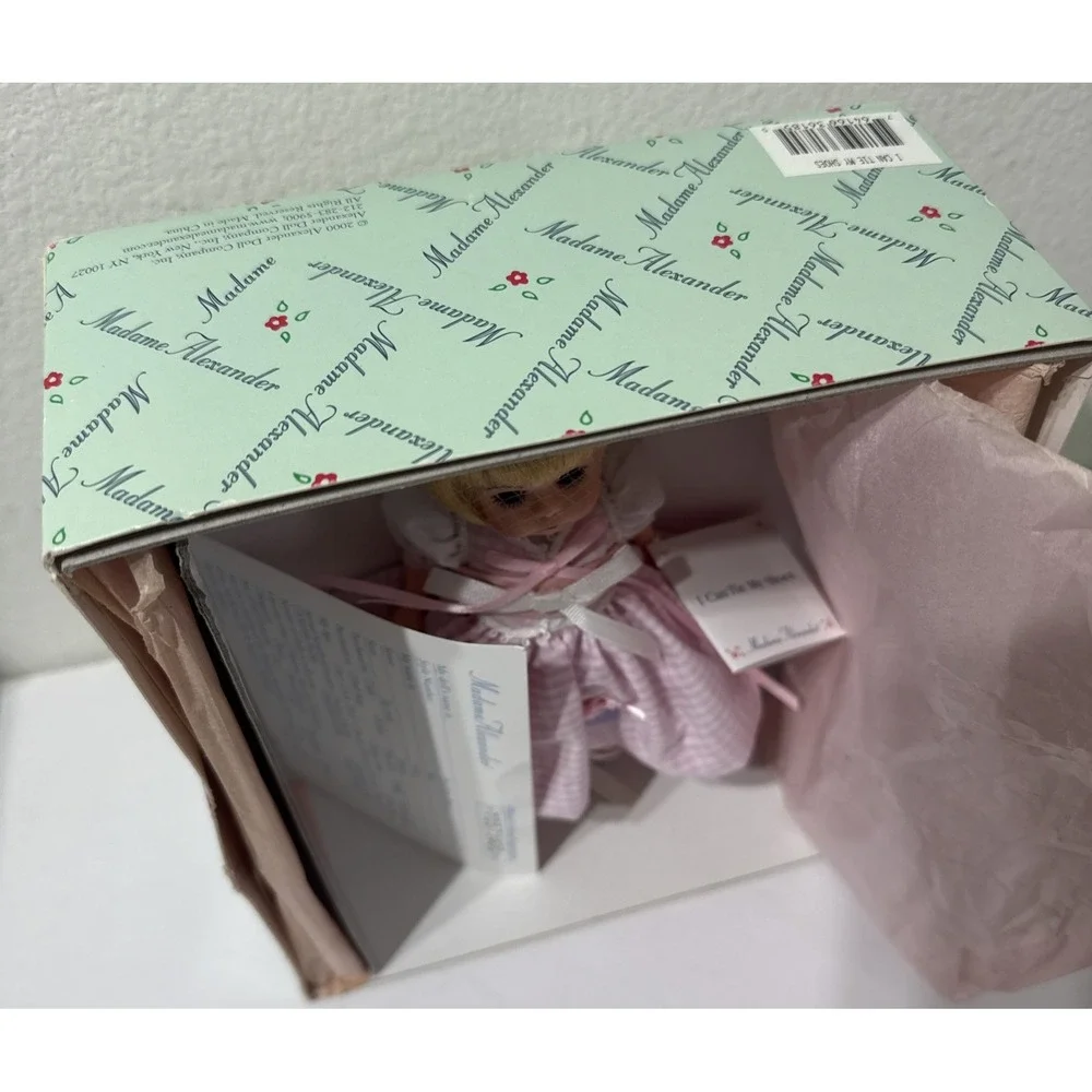 2000 Madame Alexander Doll: I Can Tie My Shoes #36185 Boxed Insert Card Tags NEW